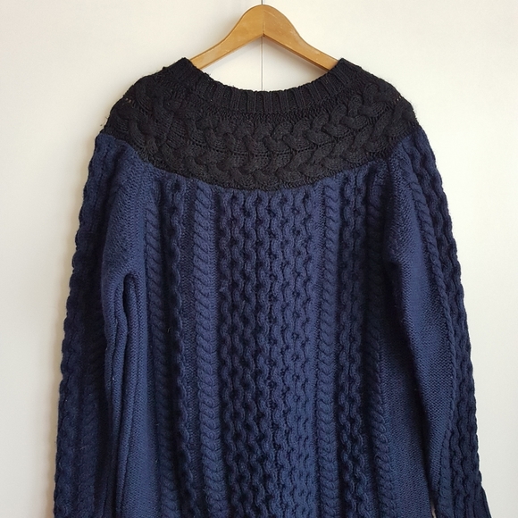 BODEN 8 Cable Knit Sweater Alpaca Wool Mohair Size 8 - Picture 7 of 9